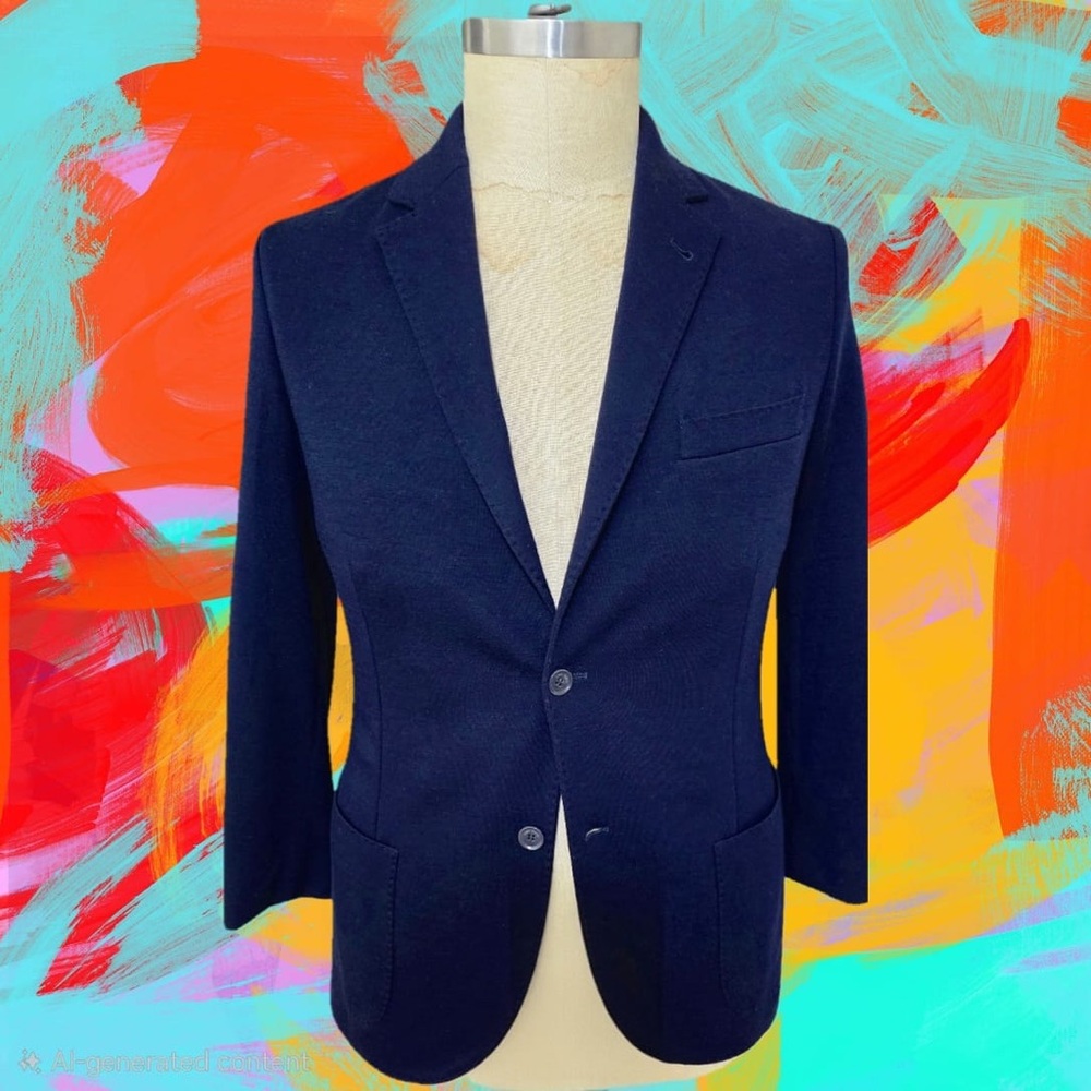Loro Piana Dark Blue Sport Coat NWOT